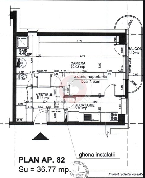 Timpuri Noi | Garsoniera | 41mp | B12146